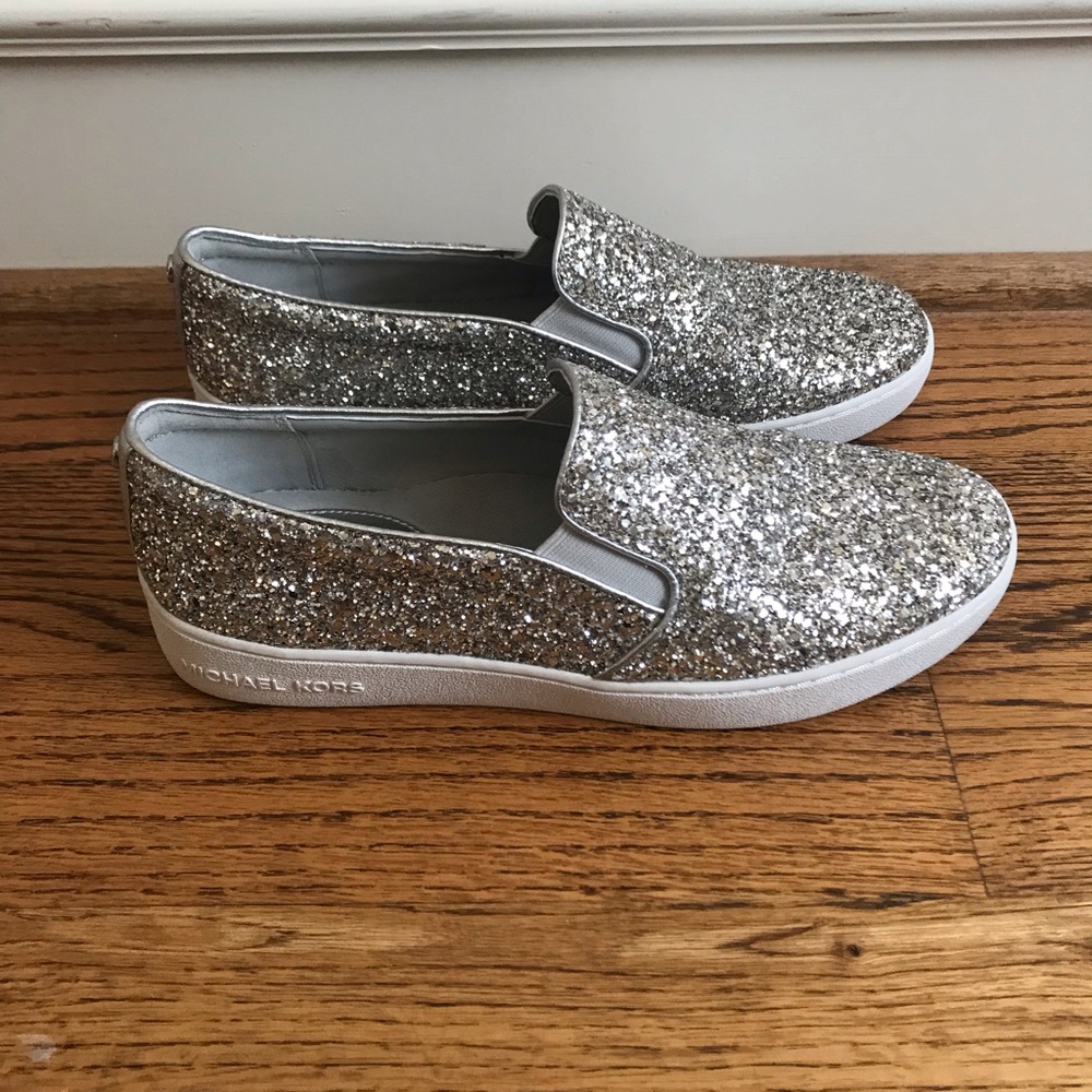 Michael Kors sequence slip on tennis shoes